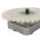Motorcycle Oil Pump Assembly with Sprocket Silver 15