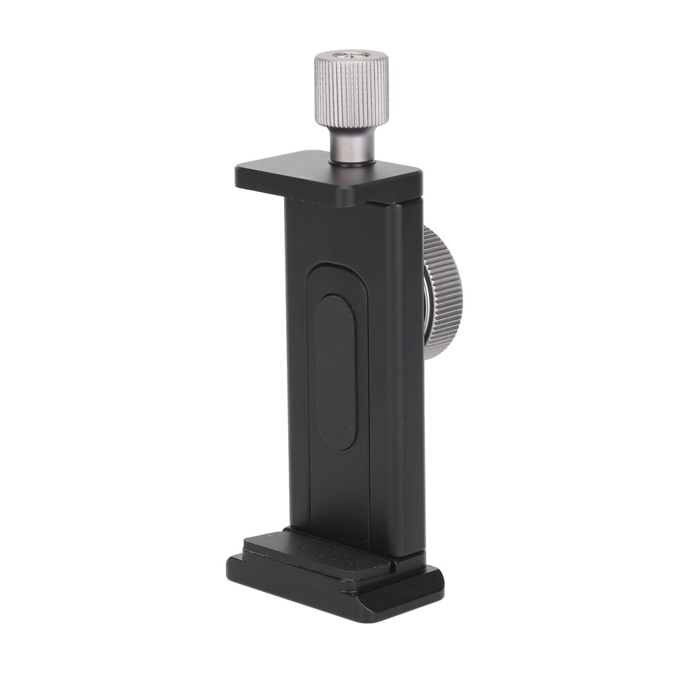 Aluminum Phone Tripod Mount With Cold Shoe & 1/4In Screw Hole For Photography & Streaming 8401349153440