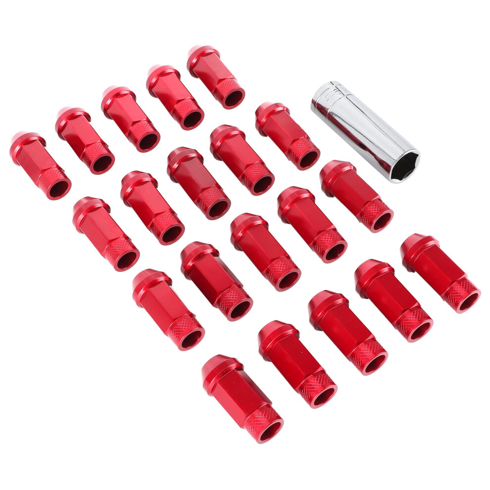 20Pcs 50Mm Wheel Lug Hub Nuts Universal M12x1.5 8320539163109