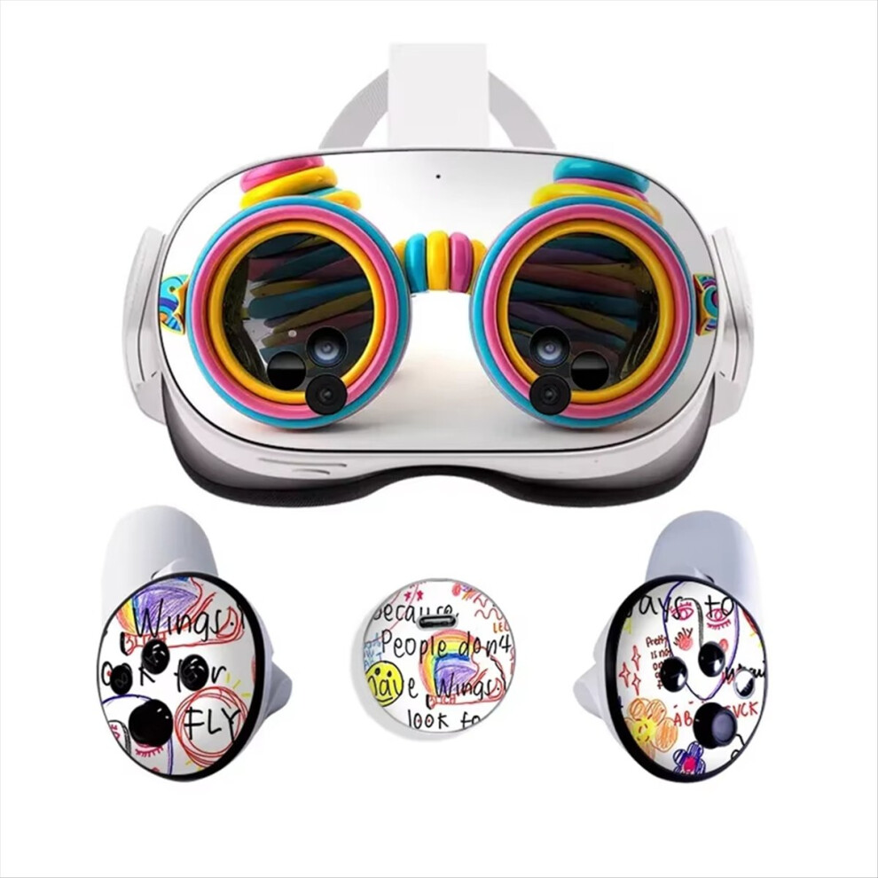 Merkkitã¶N Vinyl Skin Sticker For Mate 3S Vr Headset