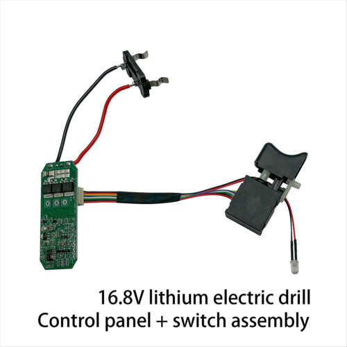 For Makita 16.8V Lithium Electric Drill Control Board Switch Assembly 1
