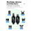 Microphone Converter XLR Transmitter and Receiver for Dynamic 3