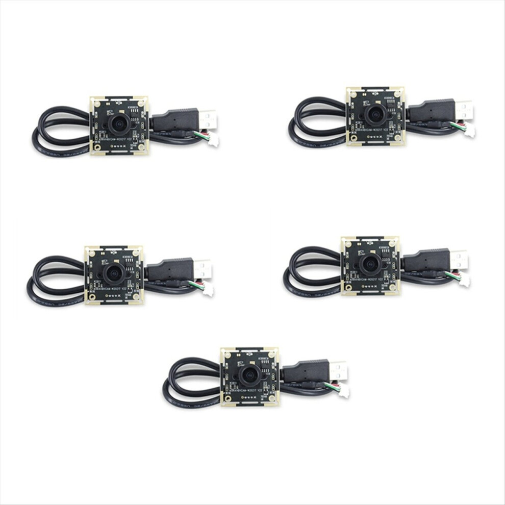 5Pcs Ov9732 1Mp Usb Camera Module, 100 Fov, 1280X720, Manual Focus 4711764302229