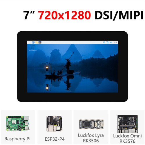7 Inch DSI/MIPI LCD Touch Screen Display 720x1280 for Raspberry Pi 1