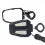 Espelho retrovisor ajustável para motocicleta ATV com luzes de 1,75 polegadas para Can AM 6