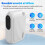 Bluetooth aromaterapiahajotin 200m³ USB hiljainen harmaa 6
