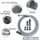 1 1/4 Inx10 Feet Dust Collection Hose Kit για το σπίτι και το σύστημα ηλεκτρικής σκούπας 3