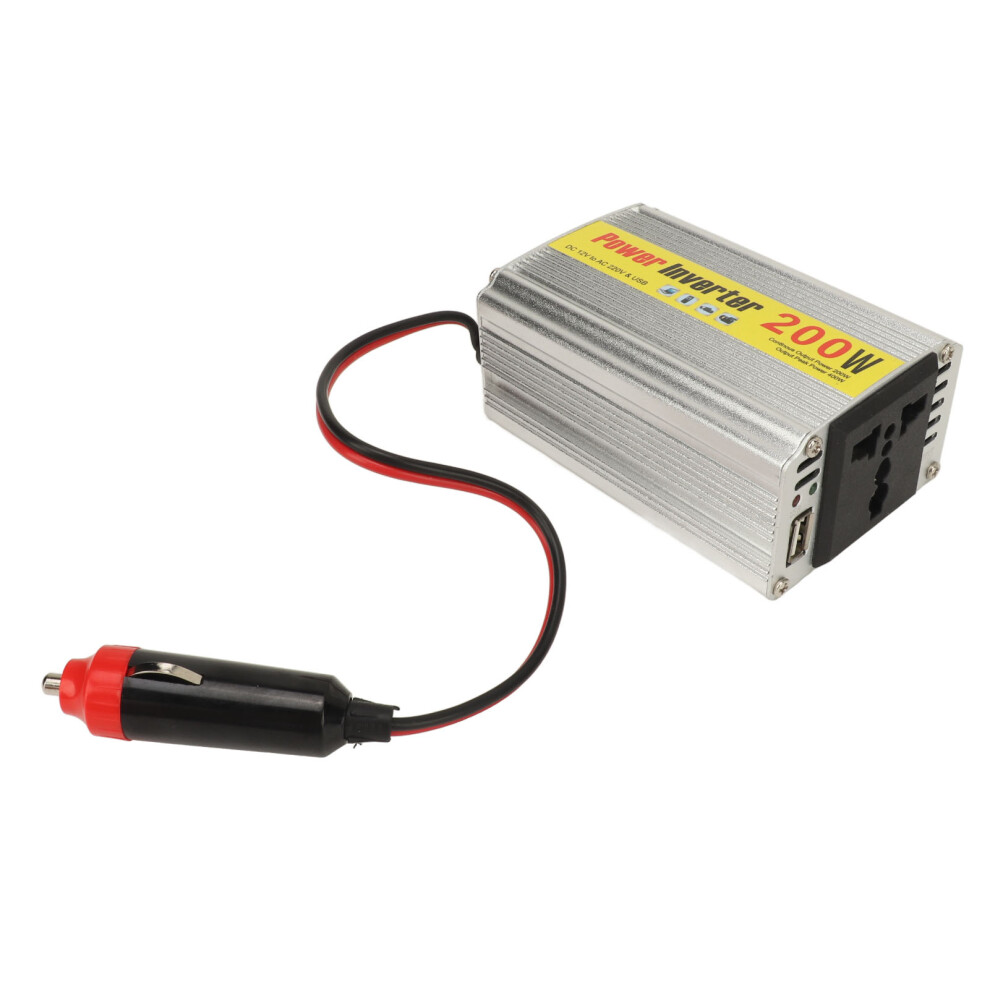 200W Car Power Inverter 12V to 220V with USB, Universal Plug-image-OPC-PKFJKB6-NEW