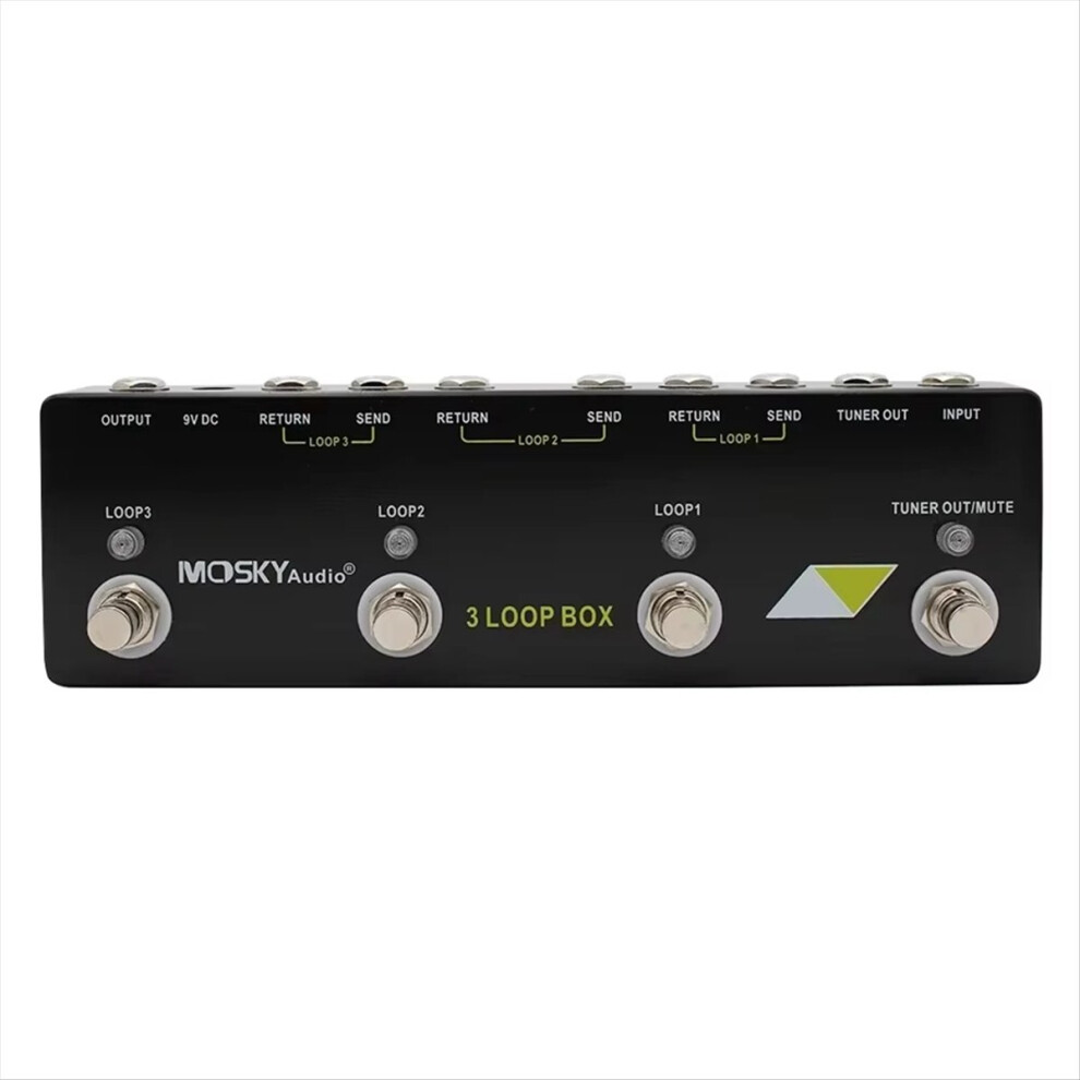 Mosky Audio 3 Loop Box Guitar Effect Pedal True Bypass Accessories-image-OPC-PKBVWP8-NEW