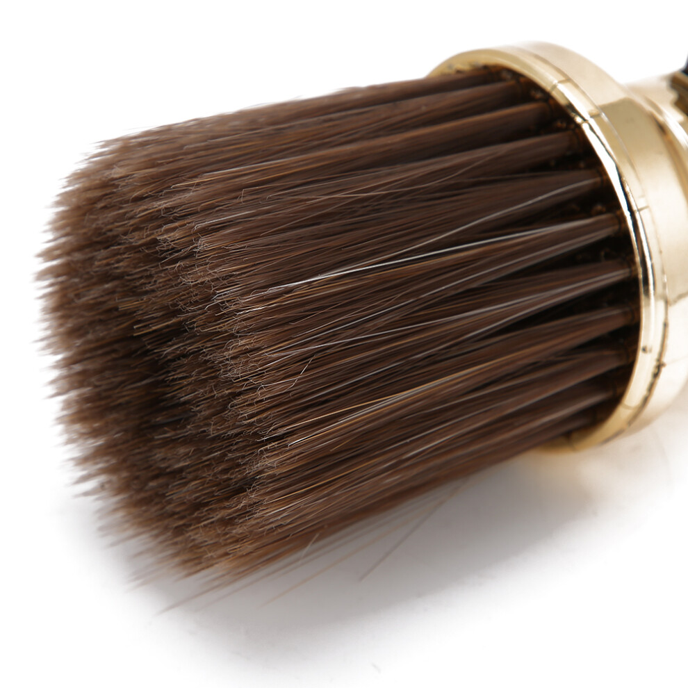Gold Broken Hair Sweep Brush Neck Duster Beard Shaving Brush 13.5Cm