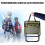 Fishing Chair Lightweight Portable Camping Stool with Backrest, Multi-Function Foldable Design, Blue 2