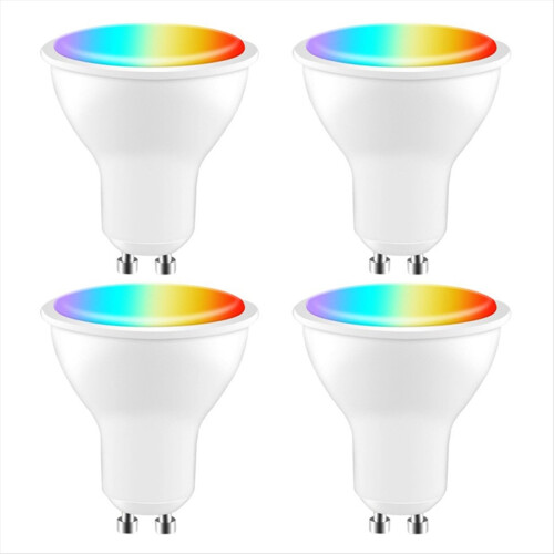 Tuya GU10 Smart LED Bulb Dimmable 5W AC200-240V 4PCS