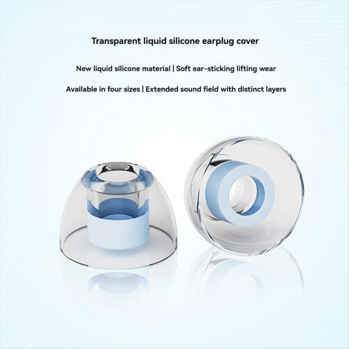 Replacement Eartips for NICEHCK C04 Earbuds Liquid Silicone Caps C04 2