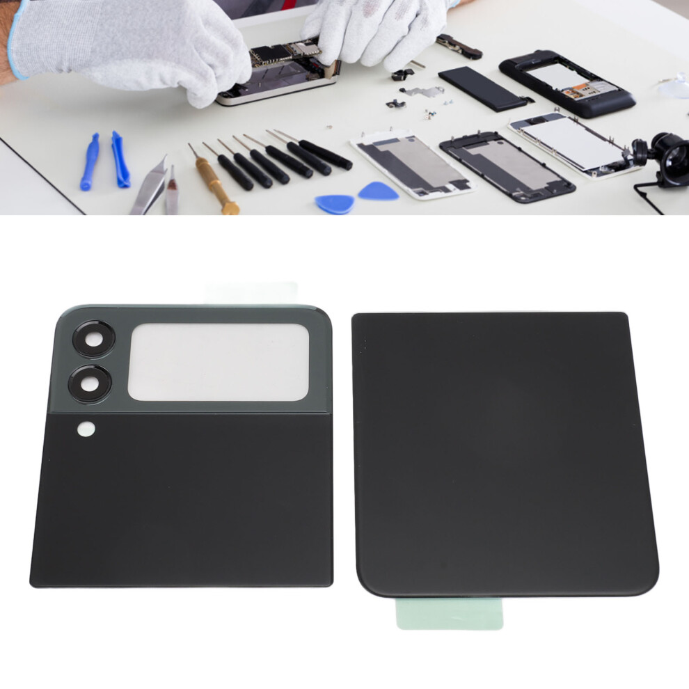Flip Phone Back Cover Replacement For Galaxy Z Flip 3 5G F711 Black 7891349157387