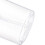 Refillable 100ml Clear PP Pump Dispenser Bottle with Dust Proof Lid 7