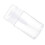 Refillable 100ml Clear PP Pump Dispenser Bottle with Dust Proof Lid 6
