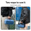 Speaker Cases for Bose Carry Case with Shoulder Strap Black 5