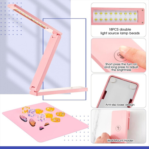 UV Light for Resin Curing Foldable UV Resin Light, DIY Crafts,B 2