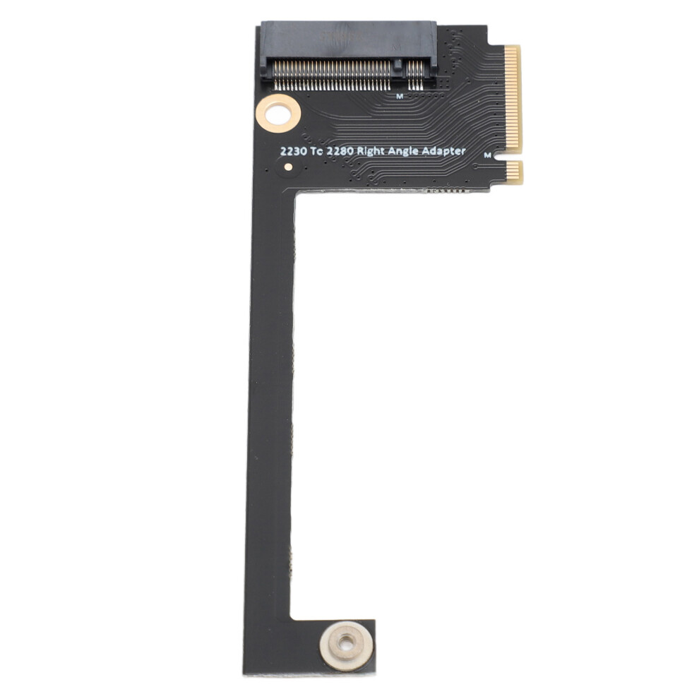 Gold Rog Ally Handheld Nvme M.2 Ssd Adapter 90 Degree 2230 To 2280 Conversion Board
