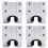 4 τμχ SBR10UU ρουλεμάν μπλοκ μεταφοράς για SBR10 Linear Support Rail 1