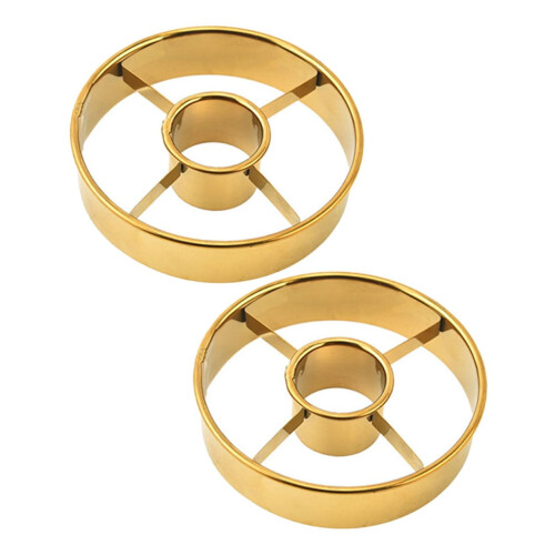 Cookie Press 2Pcs Multi-Function Tiny Tart Tins Cake Stand Doughnut Press Mold