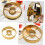 Cookie Press 2Pcs Multi-Function Tiny Tart Tins Cake Stand Doughnut Press Mold 4