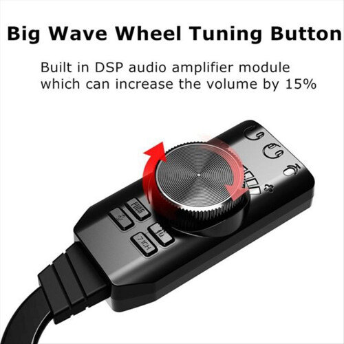 USB External Sound Card Adapter 7.1Channel κάρτα ήχου παιχνιδιού 2