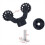 Supporto universale per pagaie da kayak, 2 pezzi, in plastica, per canoe 4