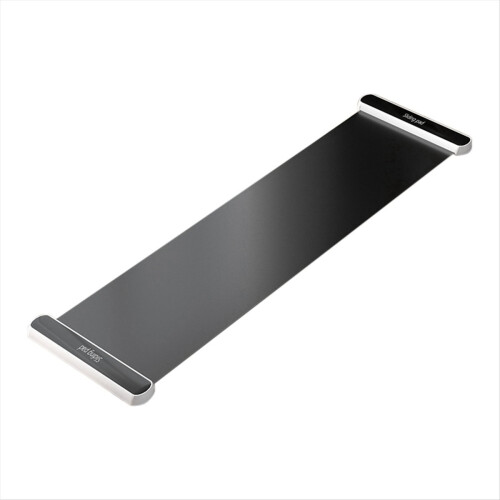 Yoga Sliding Mat Indoor Skating Training Board Mat 180cm Μαύρο