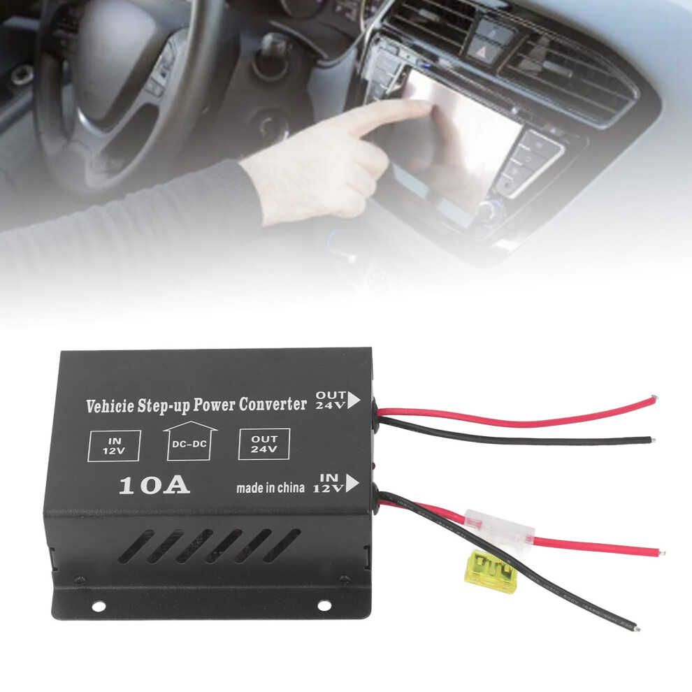 Upgrade Your Vehicle Audio: 12V To 24V 10A Dc Converter For Subwoofers 8161349160069