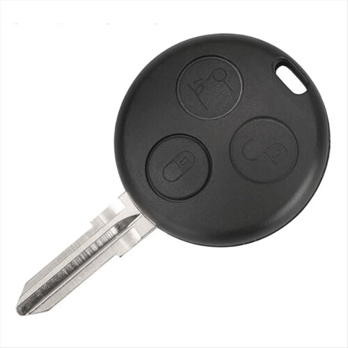 Chiave telecomando per auto 433 MHz a 3 pulsanti con chip per Smart 1
