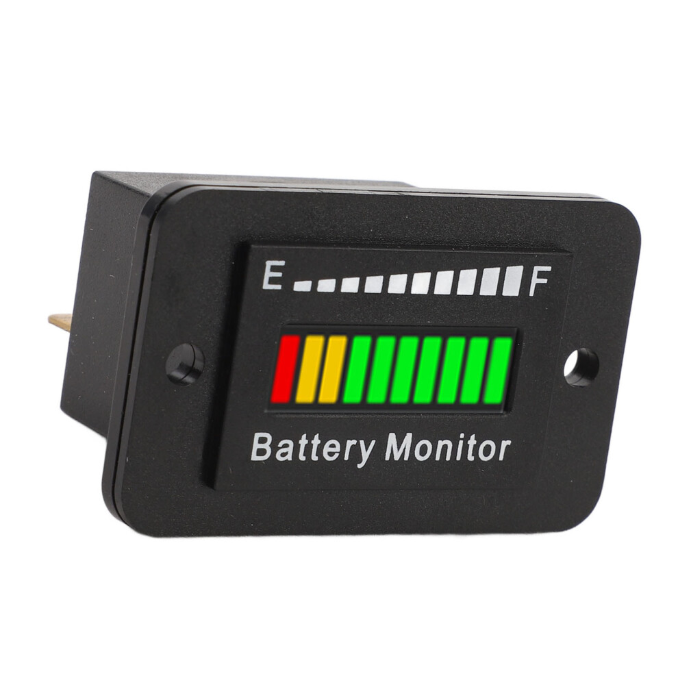 Universal 12V-72V Led Battery Monitor For Lawn Mower & Golf Cart Ip65 8711349160776