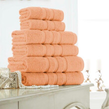 (Peach, 1x Jumbo Bath Sheet) 100% Egyptian Cotton Towels New Zero Twist 600 GSM Luxury Towels Extra Thick Super Soft Highly Absorbent Quick Dry Premium Quality Towels &