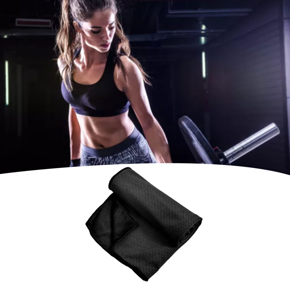 Foldable Cooling Towel 90x30cm Microfiber Absorbent for Sports & Travel