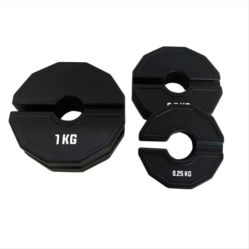 Gym Micro-Plates Håndvægt Fraktionsvægtskive Sort 0,5 kg 2