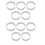 10Pcs 6cm Perforation Fruit Pie Cake Mousse Molds Baking Mould Tool 5