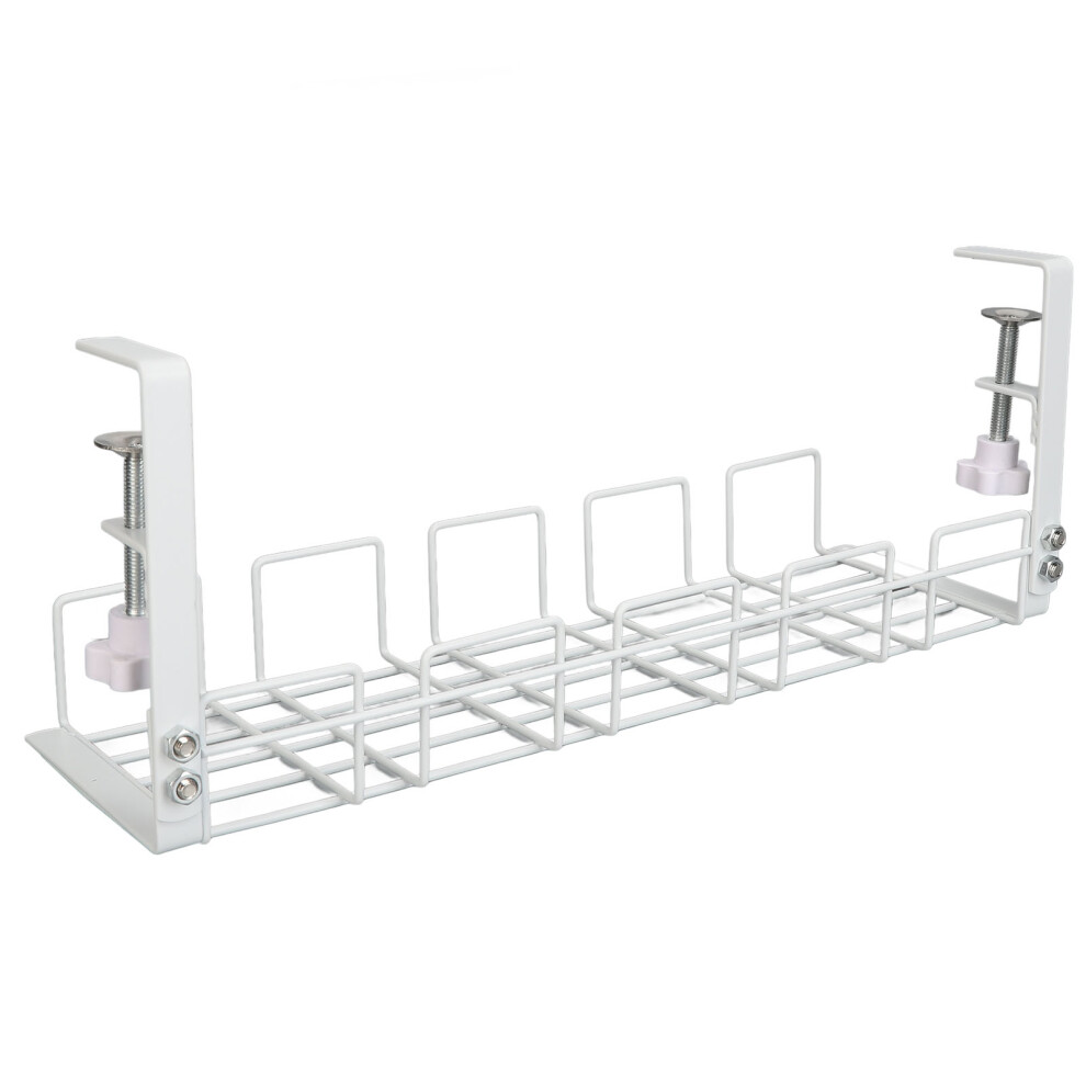 40.5Cm Steel Under Desk Cable Organizer Tray - Space Saving & Strong Load 9441349161990