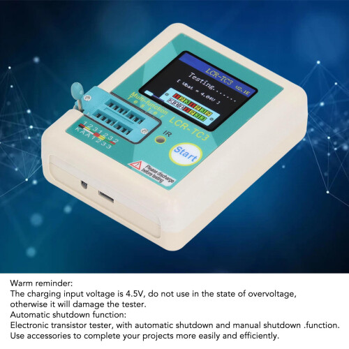 Kit tester per transistor 180 mAh 160x128 TFT Nero 2