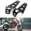 Aluminium Alloy Black Motorcycle Headlight 6