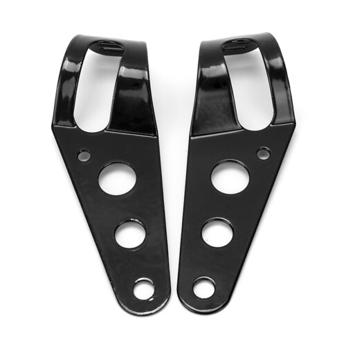 Aluminium Alloy Black Motorcycle Headlight 2