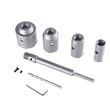Concrete Hole Saw Set (30mm 40mm 50mm 65mm) Steel Wall Drill Bit