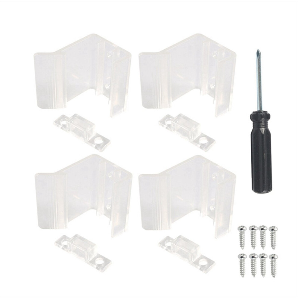 Merkkitön 4Pcs Rv Sliding Mirror Door Latch,Universal Sliding Mirror Door Catch
