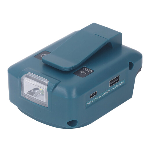 12VDC Batterieadapter USB QC3.0 PD18W BL1518 1