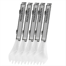 Tenedor plegable para exteriores, utensilios portátiles plegables para barbacoa y picnic al aire libre