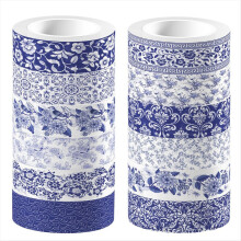 12 rolos de fita washi de sereia, suprimentos para scrapbooking, fita adesiva