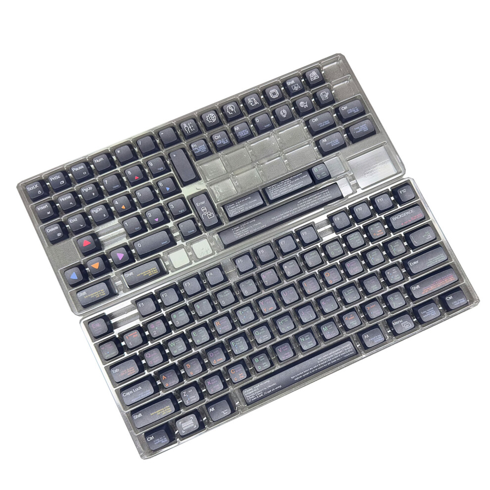 Pbt Keycap Set With Xda Profile Heat Sublimated For Black 7751000019143