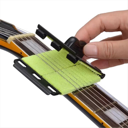 Multi-Instrument String Cleaner Tool for Guitar,Bass, Ukulele, Violin 2