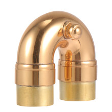 1Stk Trompeten Ersatzteil Bend Neck Aus Messing Golden Langlebig