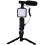 Interview - Kit Selfie Licht Stativ Telefon Clip Mikrofon 7