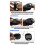 3D Pedometer Accurate Step Counter with Clip Large Display 4